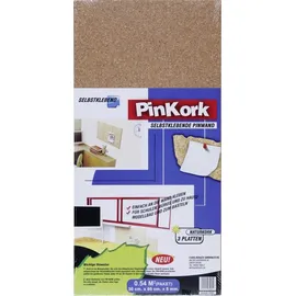 Vigo Pinkorkplatten selbstklebend 60 x 30 cm mehrfarbig