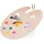 Relaxdays Mischpalette 1 St. 40 cm x 30 cm Braun