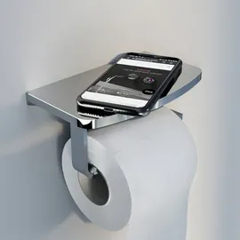 Steinberg Serie 450 Toilettenpapierhalter, mit Ablage, 4502820 Farbe: chrom