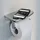 Steinberg Serie 450 Toilettenpapierhalter, mit Ablage, 4502820 Farbe: chrom
