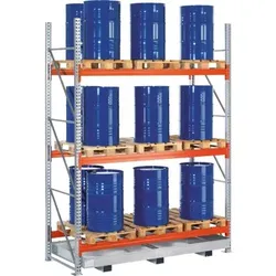 Palettenregal Grundfeld 3 Ebenen