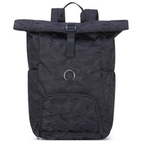 Delsey PARIS Citypak Backpack 15.6" Black Camouflage