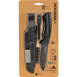 Morakniv Bushcraft Jagdmesser Survival schwarz