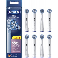Oral-B Aufsteckbürsten Pro Sensitive Clean 8er - Aufsteckbürsten - weiß weiß