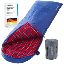 Skandika Schlafsack RV Links) - Dundee Decken - Outdoor - Blau
