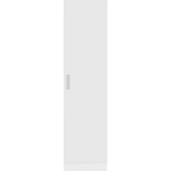 Vorratsschrank KOCHSTATION "KS-Gera", weiß (weiß, weiß), B:50cm H:200cm T:60cm, Spanplatte, Schränke, Breite 50 cm