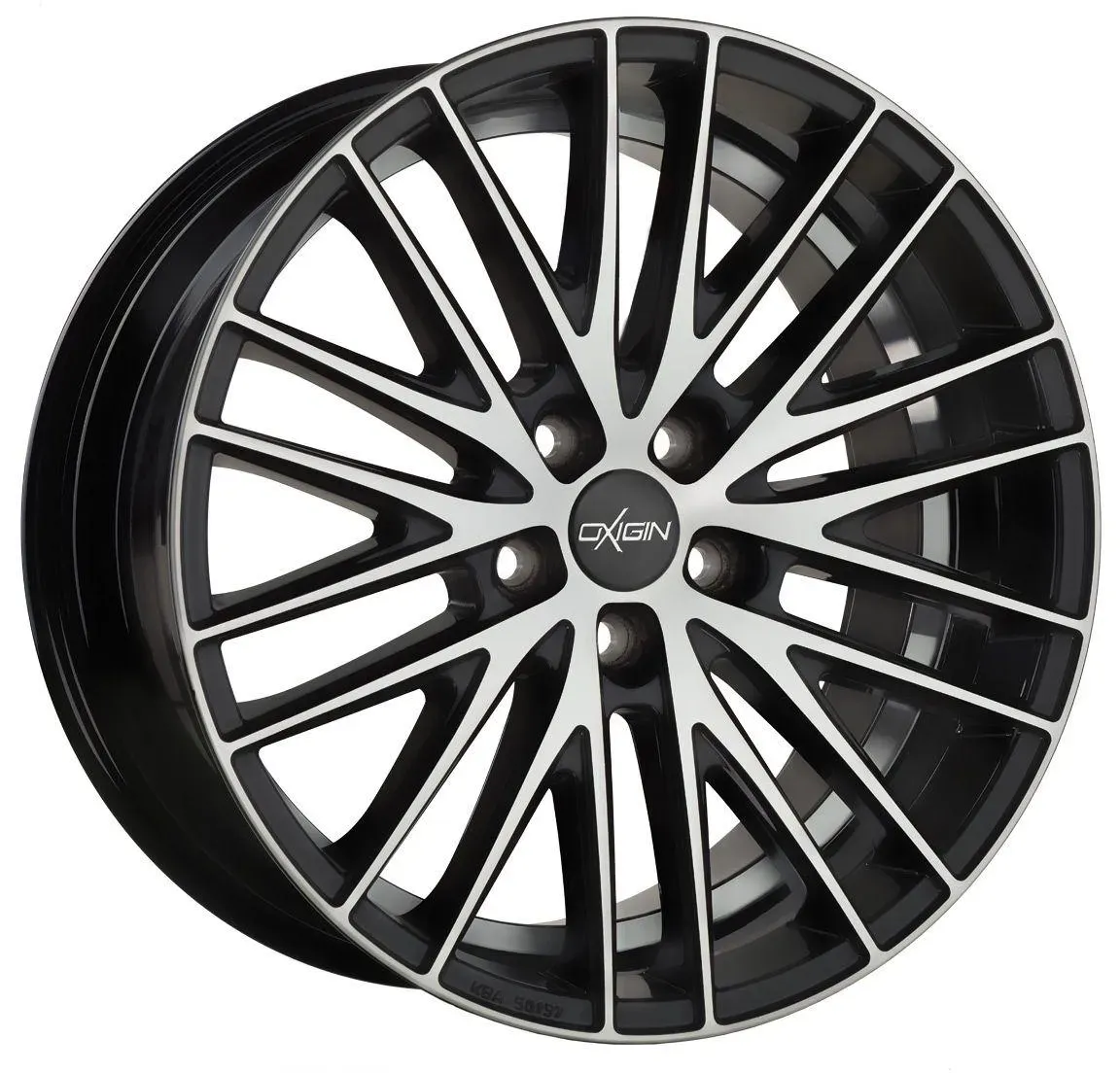 OXIGIN 19 OXSPOKE black full polish matt 8.5Jx19 5x108 ET45