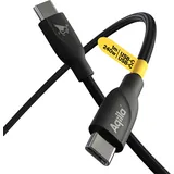 aqiila USB-C auf USB-C 1 m Schwarz