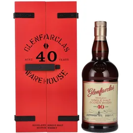 Glenfarclas 40 Years Old Highland Single Malt Scotch 43% vol 0,7 l Geschenkbox