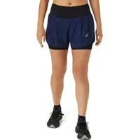 Asics Damen Shorts ROAD ALL OVER PRINT 2-N-1 3.5IN,