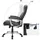 Songmics Chefsessel, Wippfunktion schwarz,
