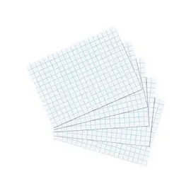 Herlitz Karteikarten DIN A5 kariert weiß 100 St.