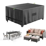 luxuskollektion Gartenmöbel-Schutzhülle Wasserdichte Abdeckung für Gartenmöbel Rattan Tisch Stuhl 150x90x75cm