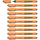 Stabilo - Tintenroller - worker+ - fein - 10er Pack - grün