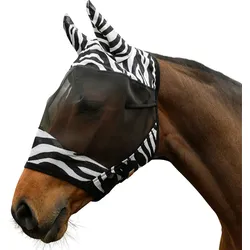 Fliegenschutzmaske Zebra mit Ohrenschutz, Cob