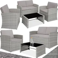 Tectake tectake® Rattan Lounge Lucca 
1