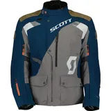 Scott Dualraid Dryo, Textiljacke wasserdicht - Dunkelblau/Grau/Braun - Bauch XL