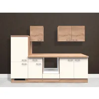 Flex-Well Classic Küchenzeile Florida 270 cm ohne E-Geräte Sonoma