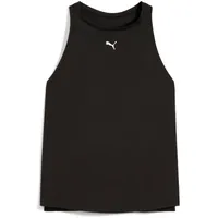 Puma Cloudspun Racerback Tanktop Damen 99 black-white S