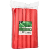 Papstar 135 Shake-Halme, Papier Ø 8 mm · 25 cm rot