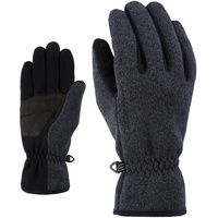 Ziener Erwachsene IMAGIO glove multisport Freizeit- / Funktions- / Outdoor-Handschuhe | atmungsaktiv, gestrickt, schwarz (black melange), 10.5