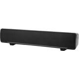 Annadue PC-Soundbar-Lautsprecher, Kabelgebundene Computer-Gaming-Lautsprecher Soundbar mit Surround-Stereo, Musik-Player-Bass-Surround-Sound-Box, 3,5-mm-Eingang für PC-Handys, Tablets(Schwarz)