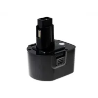 Powery Akku für Black & Decker Akkuschrauber KC2000F, 12V,