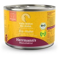 Herrmann's Manufaktur Bio Huhn mit Karotte und Kamut 12 x 200 g