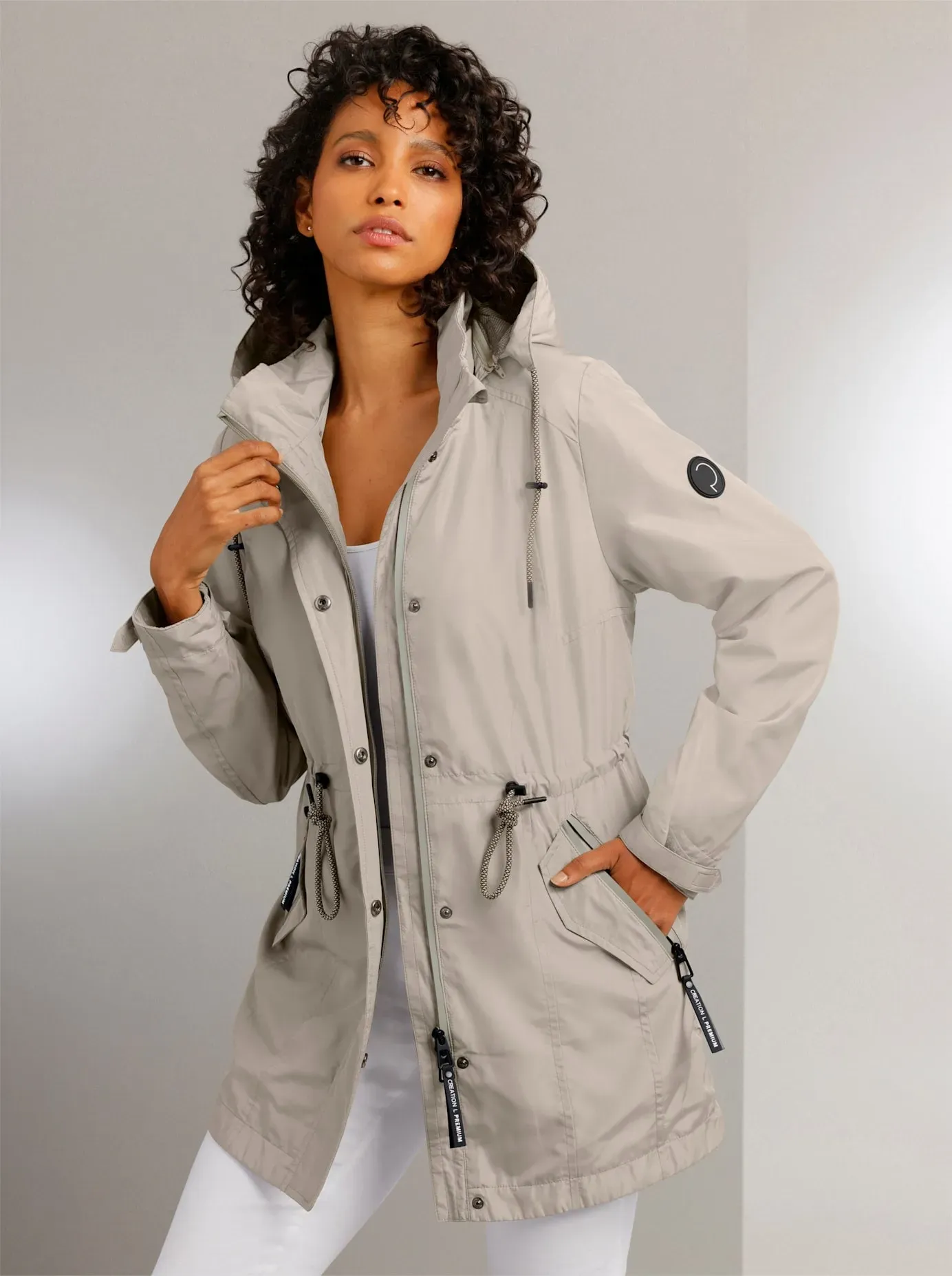 Funktionsjacke CREATION L PREMIUM, Damen, Gr. 50, braun (schlamm), 100% Polyester, Ärmelfutter:100% Polyester, unifarben, Jacken Funktionsjacke
