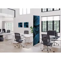 Showdown Displays Showdown Textile Wanddekoration Set 40x40 Blätter bl