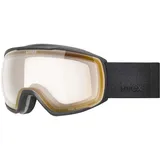 Uvex victorious pro V Skibrille black matt vario red mirror