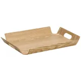 Zeller Present Dekotablett zeller Serviertablett (BHT 33.50x4.50x44.50 cm - BHT 33.50x4.50x44.50 cm