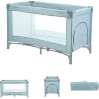 KIKKABOO Reisebett so gifted eine Ebene weiche Matratzenauflage, Seiteneingang