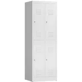 Classix Spind signalweiß X-520227, 4 Schließfächer 59,0 x 50,0 x 180,0 cm