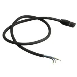 Somfy 9016078 J4 4-adrig steckb. Anschlußlei -tung 3m schw Kabelende offen