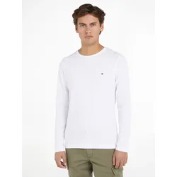 Langarmshirt »STRETCH SLIM FIT LONG SLEEVE«, aus biologischem Baumwollstretch, Gr. L (52), white, , 26980067-L