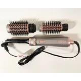 Jocca – 3-in-1-Haartrocknerbürste | Trockner, Lockenwickler und Volumengeber | 3 Temperaturen, 2 Geschwindigkeiten, rotierender Kopf | 2 austauschbare Bürsten | 1000–1200 W