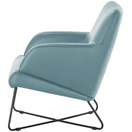 Ravensberger Werkstätten Sessel RW Wing Leder 67 x 87 x 74 cm Blau