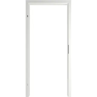 Hörmann ProLine Holz-Zimmertür-Umfassungszarge - Duradecor glatt  RAL 9016 Verkehrsweiß seidenmatt 340 mm DIN Links 985 mm 2110 mm