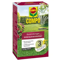 COMPO Rasendünger plus Unkrautvernichter 1,5 kg für 50 m2