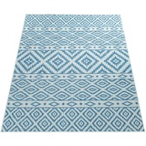 Paco Home Coco 201 Outdoor-Teppich 60 x 100 cm blau