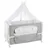 roba Room Bed Beistellbett weiß inkl. Komplettset fox & bunny