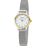 REGENT Damen Armbanduhr Analog silber URF1442 - Silber