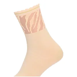 TAMARIS Zebra Socken 2er Pack Beige 35-38