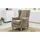 Max Winzer Ohrensessel Lorris Flachgewebe 77 x 103 x 86 cm Braun
