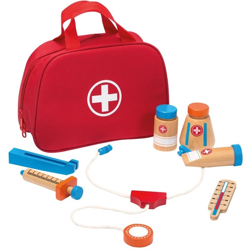 Jouéco Doctor Case Set für Kinder 36 m+ 8 St.