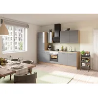 OPTIFIT Küchenzeile Jonte 270 cm Anthrazit