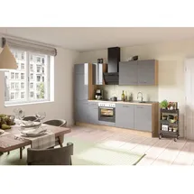 OPTIFIT Küchenzeile Jonte 270 cm Anthrazit