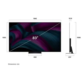 LG OLED83C5ELB 83" 4K OLED evo AI Smart TV C5