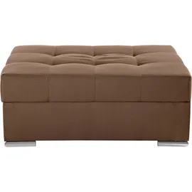 Collection AB Polsterhocker »Josy, B: 97 cm« individuell zu kombinieren, Federkern braun